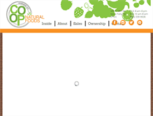 Tablet Screenshot of coopnaturalfoods.com